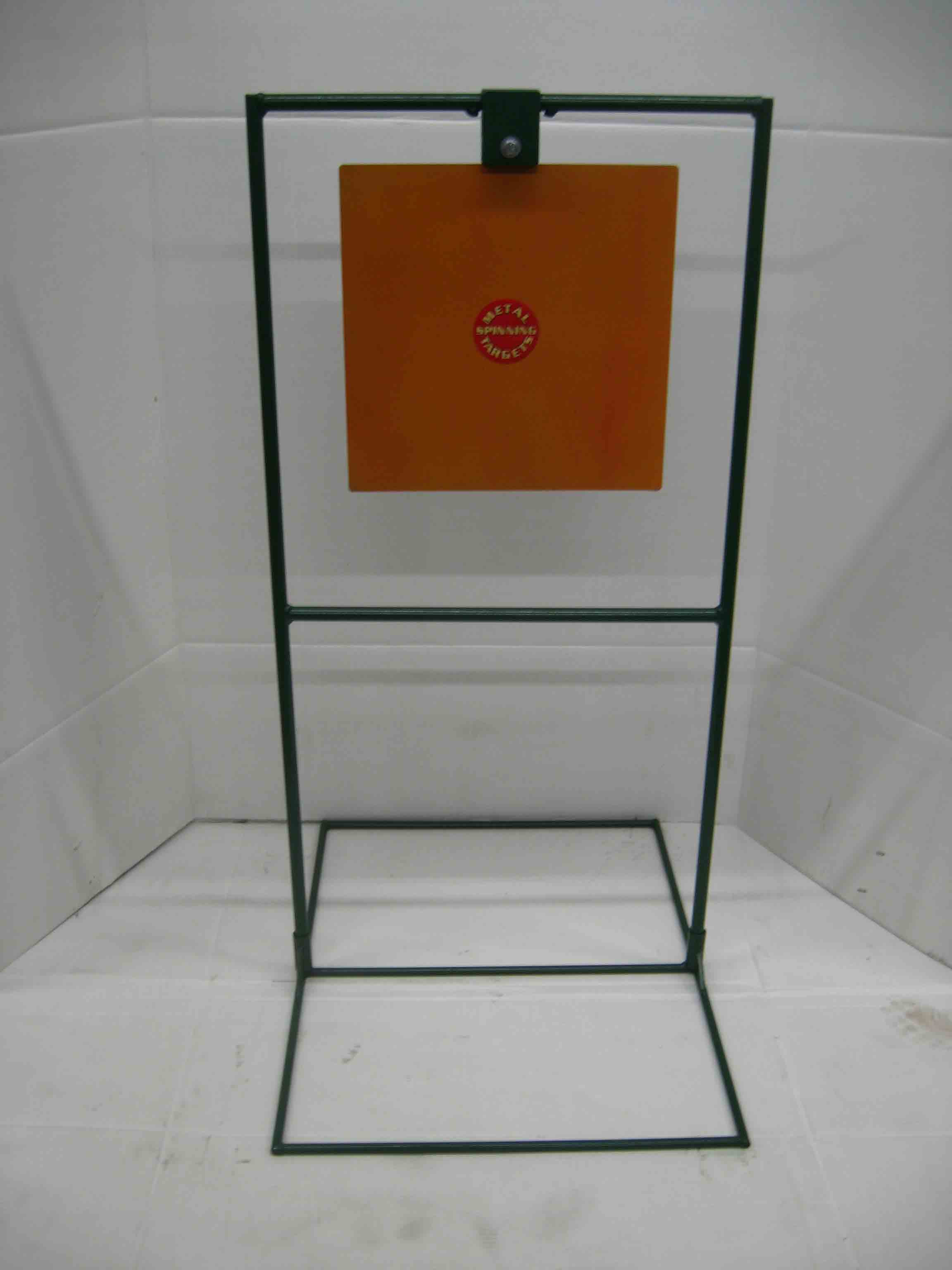 15" Square Steel Shooting Target - Rifle Target Stands With Base